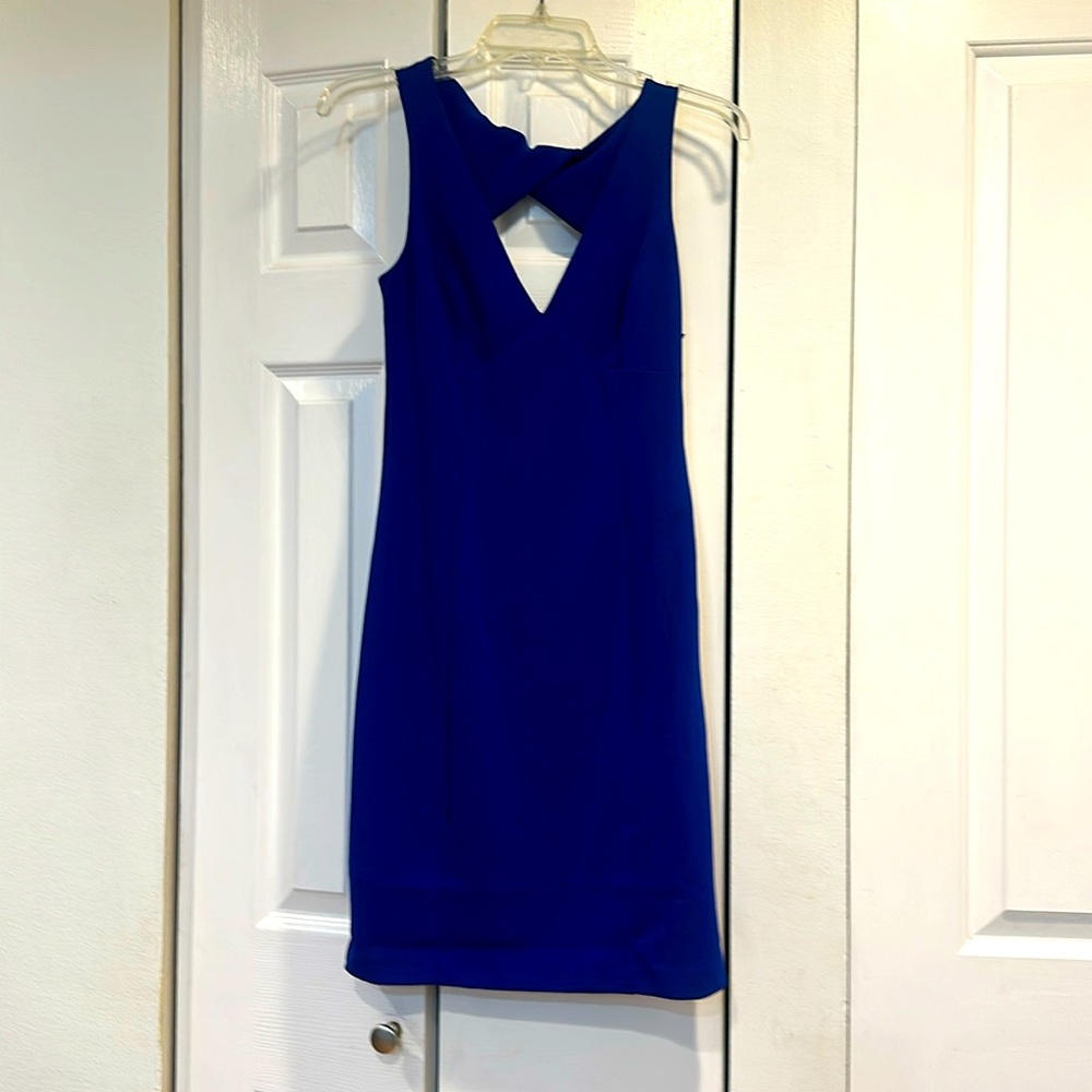 Royal blue Vince Camuto dress.